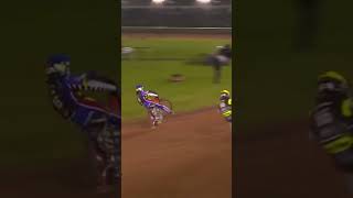 Lindgrens Lucky Escape  Speedway GP 2021 shorts speedway racing motorsport [upl. by Leasa147]