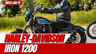 HarleyDavidson Iron 1200 The Iconic Cruiser for Modern Riders  MOTOCAR TV [upl. by Naej]