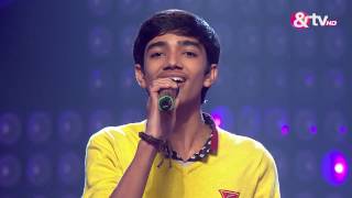 Nirvesh Dave  Main rang Sharabaton ka  The Blind Auditions  The Voice India 2 [upl. by Pate739]