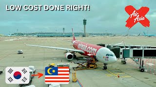 REVIEW  AirAsia X  Seoul ICN  Kuala Lumpur KUL  Airbus A330300  Economy [upl. by Eah678]