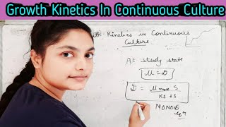 Growth kinetics in Continuous Culture [upl. by Kcirdec490]