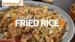 How to make Restaurant Style Soy Sauce Fried Rice [upl. by Fotinas708]