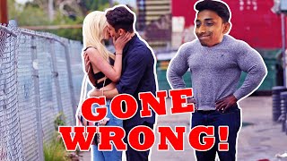 Everything Wrong With Kissing Prank GONE WRONG PrankInvasion [upl. by Ahsii]