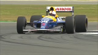 Vettel Drives His Williams FW14B In Silverstone  British GP  2022 F1 [upl. by Varin827]