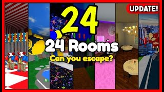 Roblox ESCAPE ROOM  24 ROOMS CODES by WreckItGames UPDATE [upl. by Penny]