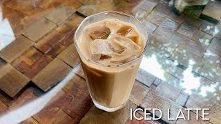 Iced latte at home easy [upl. by Ajdan]