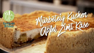 Mürbeteig Apfelkuchen  Mein Apfel Zimt Käsekuchen Rezept [upl. by Cort514]