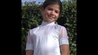 CAVALLIERA CONTESSA KIDS show shirt equestrian apparel [upl. by Baumann]