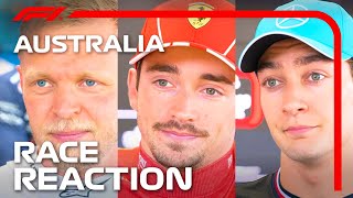 Drivers Reaction After the Race  2024 Australian Grand Prix [upl. by Aiuqes]