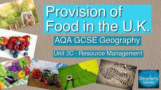 Provision of Food in the UK Powered by GeographyHawks [upl. by Garges]