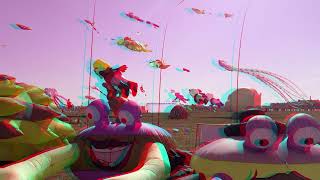 3D Drachenfest Berlin Tempelhof 2024 3D Anaglyph [upl. by Eisserc]