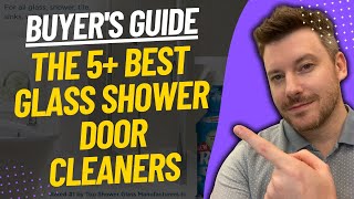 TOP 5 BEST Cleaners For Glass Shower Doors  Shower Cleaner Review 2023 [upl. by Enifesoj]