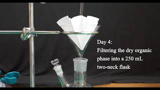 Synthesis of benzyl chloride by the free radical chlorination of toluene using TCCA [upl. by Arodal]