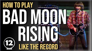 Bad Moon Rising  Creedence Clearwater Revival  Guitar Lesson [upl. by Coretta]