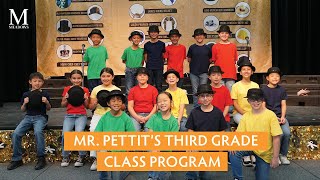 Mr Pettit’s 3rd Grade Program  May 2024  The Meadows School [upl. by Gualterio]