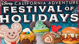 10 BEST Festival of Holidays 2024 Foods at Disney California Adventure [upl. by Atina813]