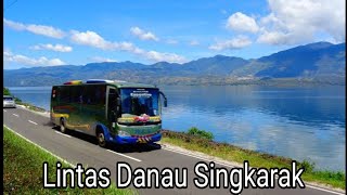 als 41 ngeblong bus Selamet di danau Singkarak [upl. by Yadrahc]