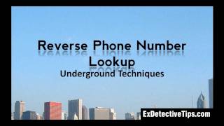 Reverse Phone Number Lookup  Underground Techniques [upl. by Notnats]