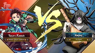 Tanjiro Kamado VS Nakime I Demon Slayer Mugen v14 [upl. by Ethbun]