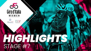 Giro dItalia Women 2024  Stage 7 Highlights [upl. by Ahsain]