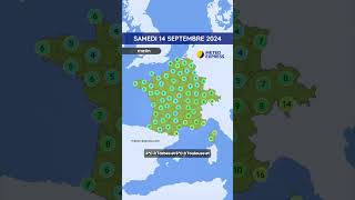 Météo du Samedi 14 au Lundi 16 Septembre 2024 [upl. by Mcknight287]