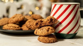 Christmas 4Ingredient Walnut Cookie Recipe No flour no butter needed [upl. by Sihun]