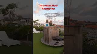 The Akmani Hotel Rooftop bar music bar balivacation [upl. by Toni837]