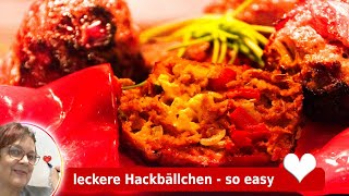 Hackfleischbällchen so lecker aus der Heißluftfritteuse  HLF Rezept [upl. by Dray706]