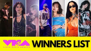 MTV VMAs 2024  Complete Winners List [upl. by Aerua]