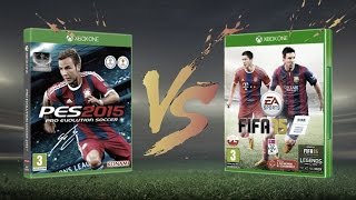 FIFA 15 vs PES 2015 [upl. by Volnay]