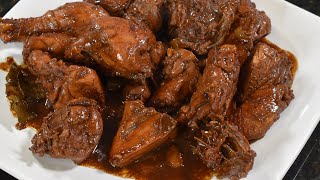 EASY AUTHENTIC CHICKEN ADOBO RECIPE [upl. by Hemminger]