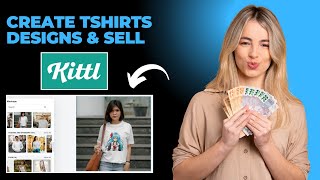 Print Your Tshirt Design with Kittl AI  Make money online [upl. by Notsniw]