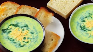 How to Make Delicious Creamy Spinach Soup recipe in Under 15 Minutes [upl. by Esilram]