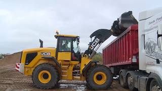 JCB 457 Wheel Loader Shovel in the Quarry [upl. by Innattirb]