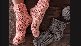 Pantuflas o babuchas a crochet ¡Paso a paso [upl. by Annaeg]