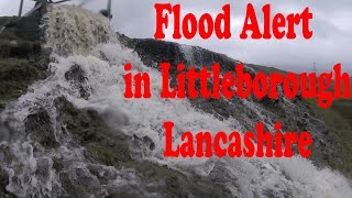 Littleborough floods 2019 Lancashire [upl. by Kloster603]