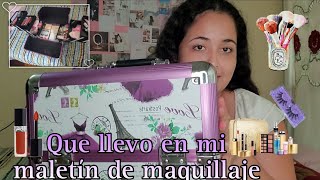 Que llevo en mi maletín de maquillaje 💄 que productos utilizo marcas y cuanto gaste [upl. by Eineeuq3]