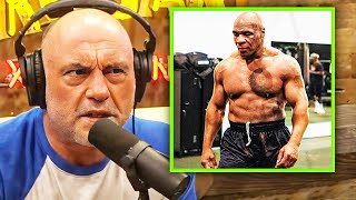 quotHES ON SOMETHINGquot Joe Rogan CALLS OUT Mike Tyson For Taking STEROIDS Ahead Of Jake Paul Fight [upl. by Leffert]