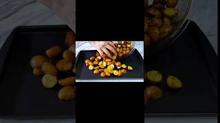 The Easiest Baked Baby Potatoes Recipe  Golden Flavorful amp Quick Side Dish shorts [upl. by Nivlam]