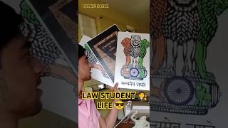 LAW STUDENT 🧑‍⚖️😎 MINI VLOG 06 ✅🇮🇳🗿🙏llb law students shorts todayssagar [upl. by Petey404]