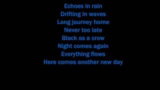 Enya  Echoes In Rain Lyrics Nightcore version HQ [upl. by Patrizia]