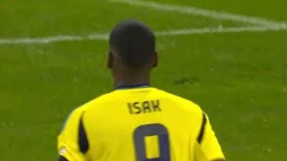 Alexander Isak Penalty Miss amp Disallowed Goal Vs Azerbaijan  Sweden 60 Kulusevski Highlights [upl. by Mharba]