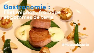 Gastronomie  filet mignon fromage et pommes de terre [upl. by Hanselka]