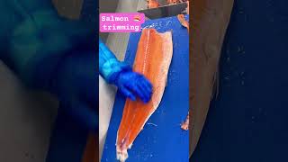 Expert Salmon trimming [upl. by Feltie]