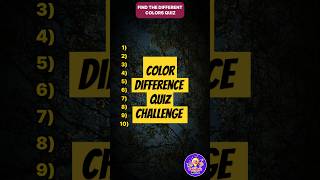 Can you spot the difference in these colors  ytshorts shorts quiz trivia iqtest [upl. by Dinerman924]