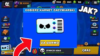 JAK ODEBRAĆ KARNET ZADYMKARSKI PLUS ZA DARMO W BRAWL STARS 😲 [upl. by Obadias962]