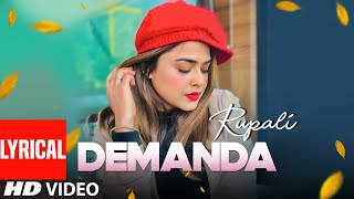 Demanda Full Lyrical Song Rupali  Nick D  Boss  Latest Punjabi Songs 2021 [upl. by Yllop]