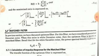 Impulse response of matched filter [upl. by Winthorpe]