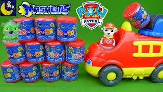 Paw Patrol Toys NEW Mashems Series 4 Crystal Squishy Stretch Surprise Blind Bags Marshall Toys Video [upl. by Ahsenat834]