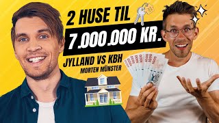 Boligkøb for 7000000 kr i Jylland vs København  Reagerer på Morten Münster [upl. by Devina]